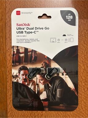 SanDisk Ultra Dual Drive Go USB Type-C Flash Drive - (128GB x2)